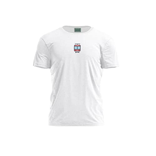 Bona Basics T-shirt męski, biały, M