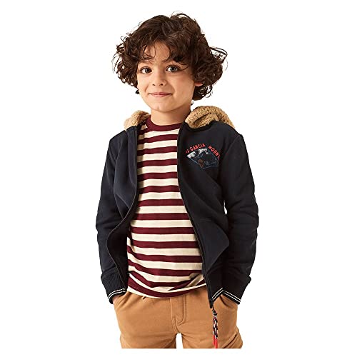 Garcia Kids Bluza chłopięca, kardigan Sweat Sweat, Dark Moon, 128/134