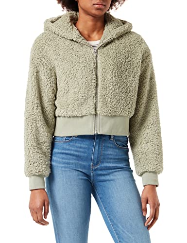 Urban Classics Damska kurtka damska typu Sherpa, oversize, kurtka, softsalvia, S