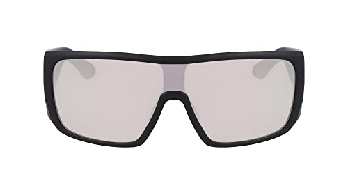 DRAGON Męskie okulary przeciwsłoneczne Rocker, czarny matowy z soczewkami Lumalens Silver Ion, jeden rozmiar, Czarny matowy z lampalens Silver Ion Lens, Rozmiar uniwersalny