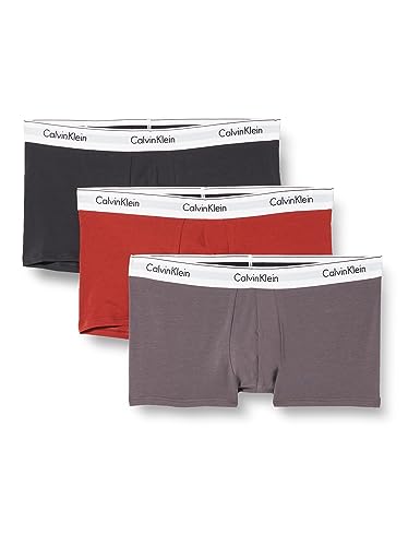 Calvin Klein Męskie szorty retro, Phantom, Cinnabar, Królik, S