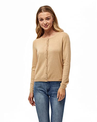 Peppercorn Damski sweter Tana Cardigan, Ciepły piaskowy melanż, XS