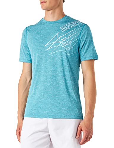 Mizuno Core Tee Koszulka męska, Algierski niebieski, S