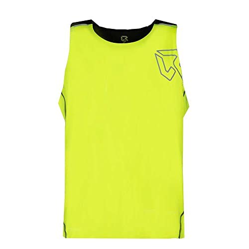Rock Experience Daisuke Biustonosz tank top Mężczyźni, 2134 Safety Yellow+0208 Kawiar, XL