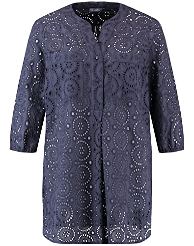 Samoon Damska bluzka 860023-21201, Blue Berry, 44