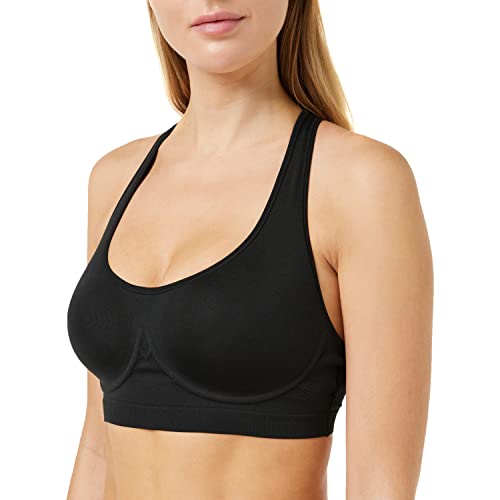 Calvin Klein Damski biustonosz bez podszewki, Czarny, XS