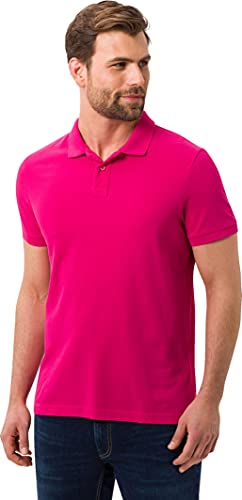BRAX Męska koszulka polo Style Pelé Garment Dye Piqué, czerwony (dragonfruit 48), S