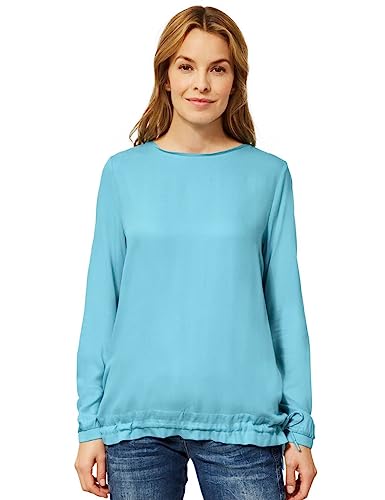 Cecil Damska bluzka B343585 Blusenshirt, Aquatic Blue, XL, niebieski (Aquatic Blue), XL