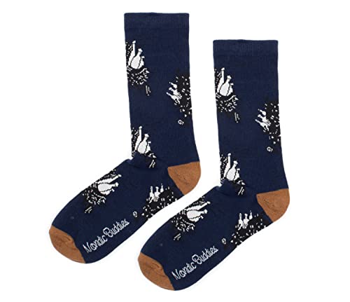 Stinky`s Getaway męskie skarpety Moomin Socks skarpety męskie, granatowy, brązowy, 40-45 EU