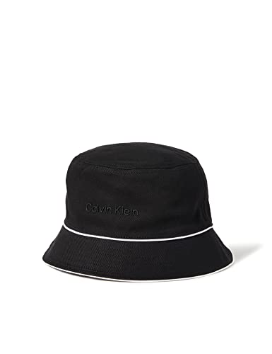 Calvin Klein Damski zestaw Ck kapelusz typu bucket hat inna czapka, Ck czarny, Rozmiar uniwersalny