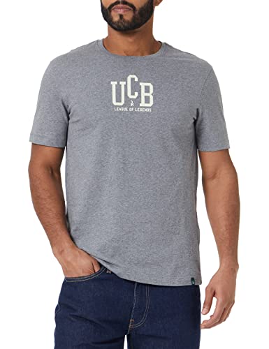 United Colors of Benetton Koszulka męska 3yr3u103w, szara 507, L