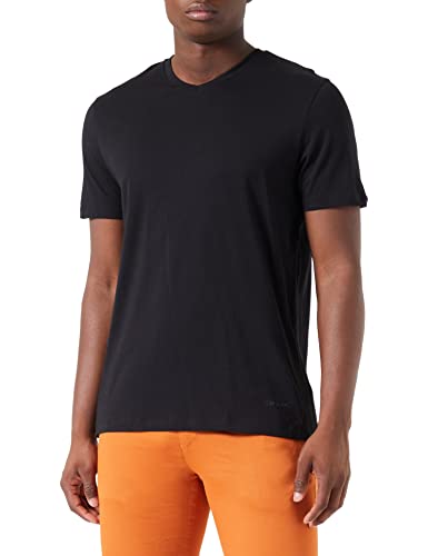 Geox Męska koszulka polo M T, czarna, L, czarny, L