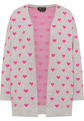 NALLY Damski kardigan 11119495-NA02, szary wielokolorowy, XS/S, szary, wielokolorowy., XS-S