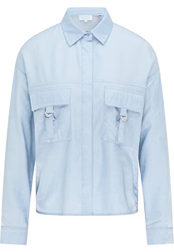 Boline Abrel Damska bluzka koszulowa z długim rękawem 81232232, Light Denim, L, Light denim, L