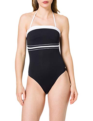 High Pressure A1009 - Jednoczęściowy kostium kąpielowy - Damski, czarny (czarny/biały), 38