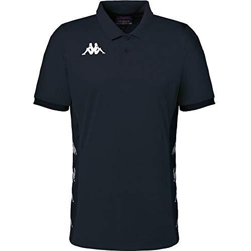 Kappa Deggiano Koszulka męska, Czarny/Szary, S