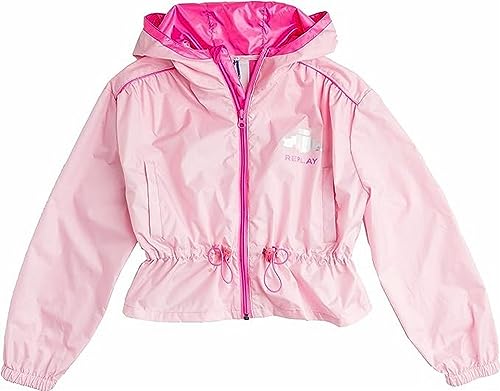 Replay Anorak dziewczęcy, 369 Dolly Pink, 4 lat