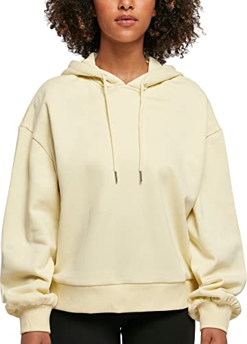 Build Your Brand Damska bluza z kapturem Organic Oversized Hoody, softyellow, XS