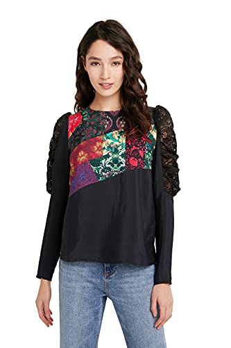Desigual Bluzka damska kamirow, czarny, L