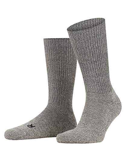 FALKE Uniseks Skarpety Walkie Ergo U SO Wełna Merynosa jednokolorowe 1 Para, Szary (Graphite Melange 3060), 42-43
