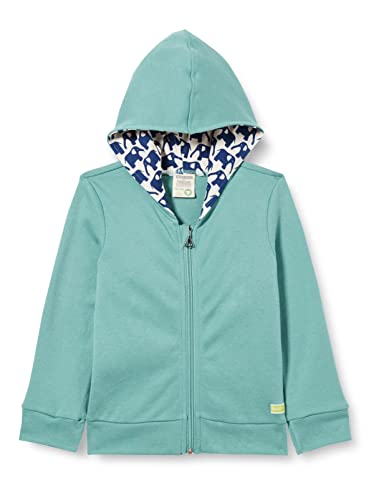 loud + proud Dziecięca kurtka z kapturem, certyfikat GOTS, Oregano., 110-116