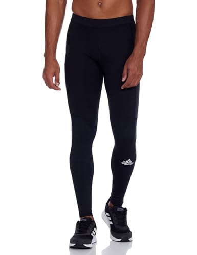 adidas Męskie ciepłe legginsy, czarny, XS