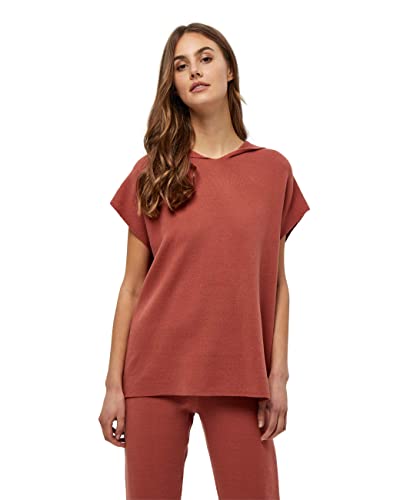 Desires Damska bluza z kapturem Gabi, Czerwony, drewniany, M