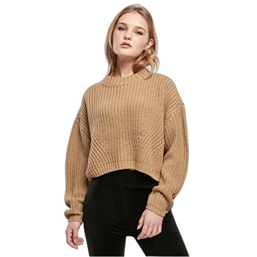 Urban Classics Damska bluza damska Wide Oversize, sweter dla kobiet, dostępna w ponad 10 kolorach, rozmiary XS - 5XL, beżowy (Unionbei), M
