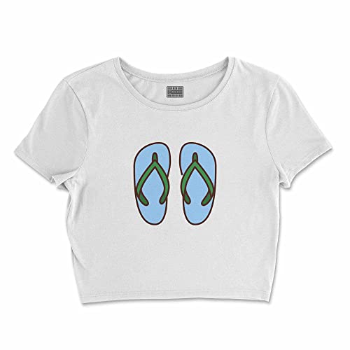 Bona Basics, Damski T-shirt basic, z nadrukiem cyfrowym, 100 bawełny, biały, swobodny, damski top, rozmiar: L, biały, L Krótki