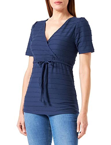 Noppies Damski Top Arua Nursing Short Sleeve T-Shirt, Peacoat - P590, 38