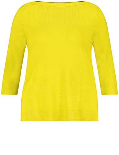 Samoon Sweter damski 972993-29582, Citronella, 46 (DE), Citronella, 46