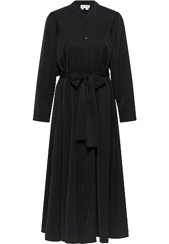 Jalene Damska sukienka z długim rękawem 25225440-JA03, czarna, M, czarny, M