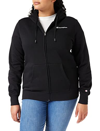 Champion Damska bluza z kapturem American Classics Full Zip, czarny, XS