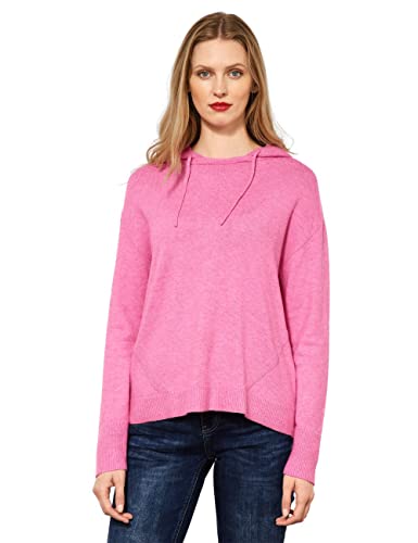 Street One Damska bluza z kapturem, Pink Crush Melange, 42