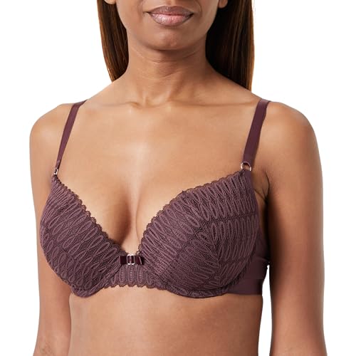 Triumph Damski biustonosz Aura Spotlight Conscious WHU, Merlot, 90C