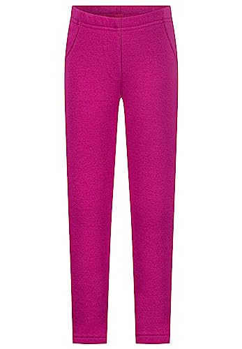 SALT AND PEPPER Dziewczęce legginsy termiczne Basic, Cranberry, 128 cm