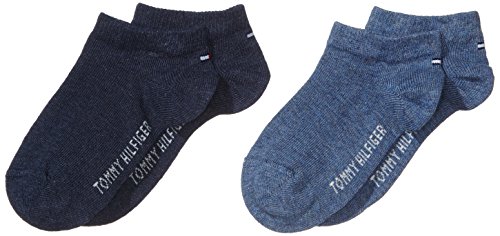 Tommy Hilfiger Skarpety dziecięce do sneakersów, uniseks, Jeans, 27/30 EU