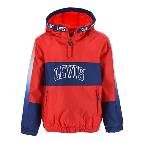 Levi's Kids Chłopięce Lvb półzamek anorak, Niebieski kombi, 14 Lat