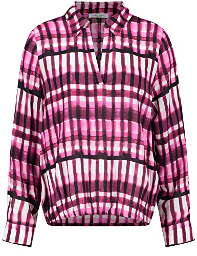 Gerry Weber Bluzka damska, liliowy/różowy/ecru/biały nadruk, 48