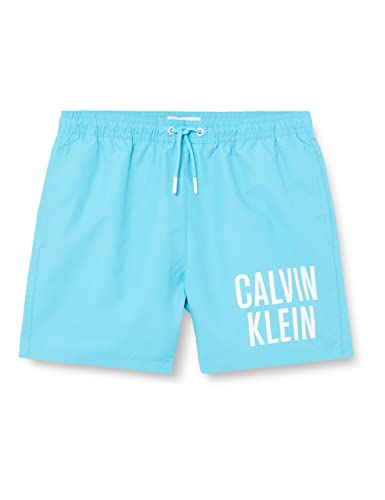 Calvin Klein Kąpielówki ze sznurkiem dla chłopców, Blue Tide, 14-16 lat