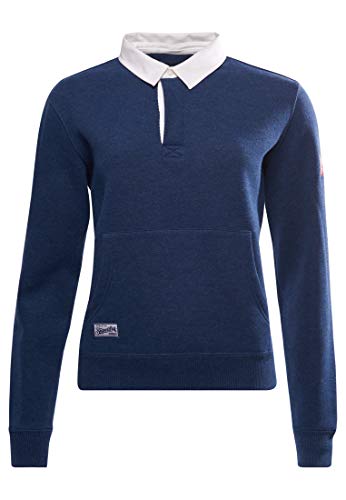 Koszulka damska Superdry Rugby Sweatshirt, Dark Navy Marl, 34
