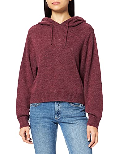 NA-KD Damska bluza z kapturem Basic, Fioletowy, XXL