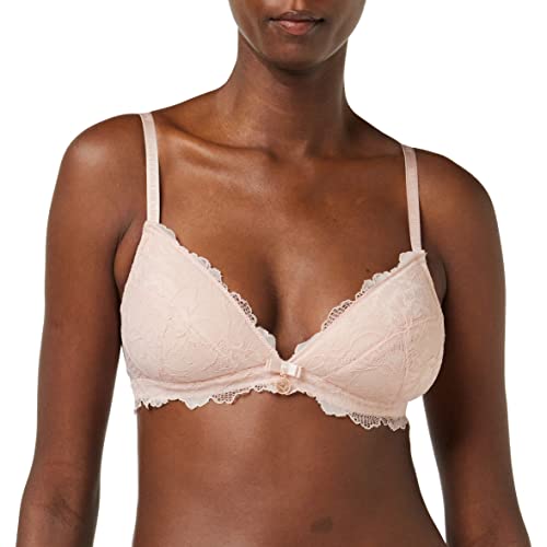Emporio Armani Eternal Lace Padded Triangle Biustonosz damski, ró?owy (powder pink), M