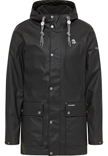 Schmuddelwedda 3 w 1 płaszcz przeciwdeszczowy męski 36318612, głęboka czerń, XL