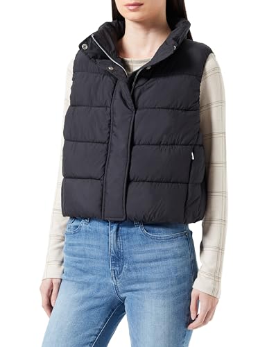 ESPRIT Damska kamizelka 013EE1H303, 001/BLACK, XXL, 001/Black, XXL