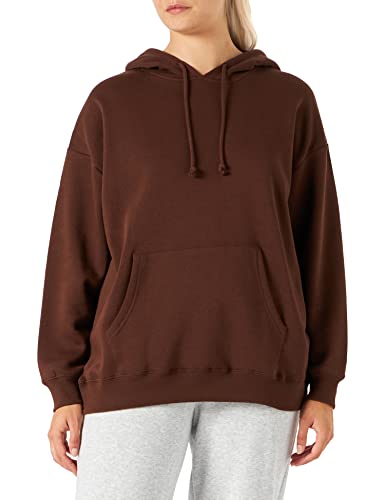 PIECES Damska bluza z kapturem PCCHILLI LS Oversized Noos BC Bluza z kapturem, Chicory Coffee, XS