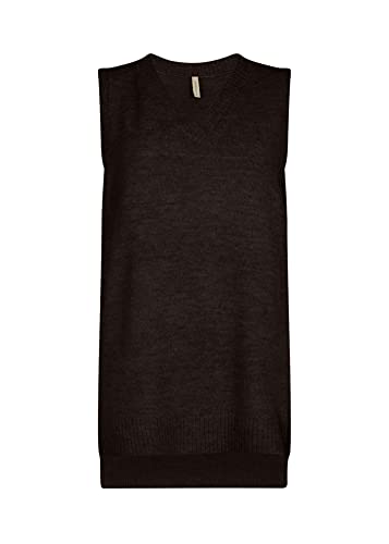SOYACONCEPT Kamizelka damska Sc-Nessie, 98910 Melanż ziarna kawy, XL