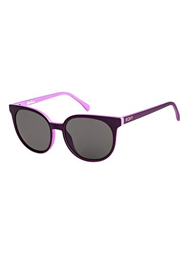 Quiksilver Dziewczęce okulary przeciwsłoneczne Makani, matowy fioletowy/szary, jeden rozmiar, Matowy fioletowy/szary, Rozmiar uniwersalny