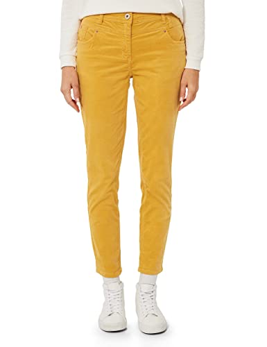 Cecil Damskie spodnie B375747 Casual, Curry Yellow, W25/L32, Curry Yellow, 25W / 32L