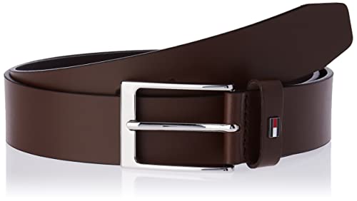 Tommy Hilfiger Pasek męski Layton 3.5 skórzany pasek, Kora drzewa, brązowa, 33